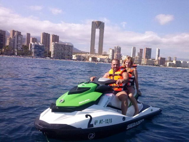  Jet ski tour in Benidorm 